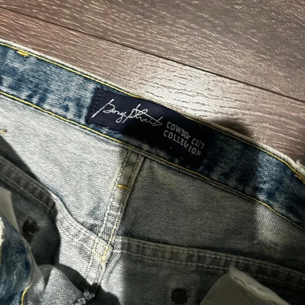 Vintage men's Wrangler George Strait light cowboy cut denim jeans Size 33x36